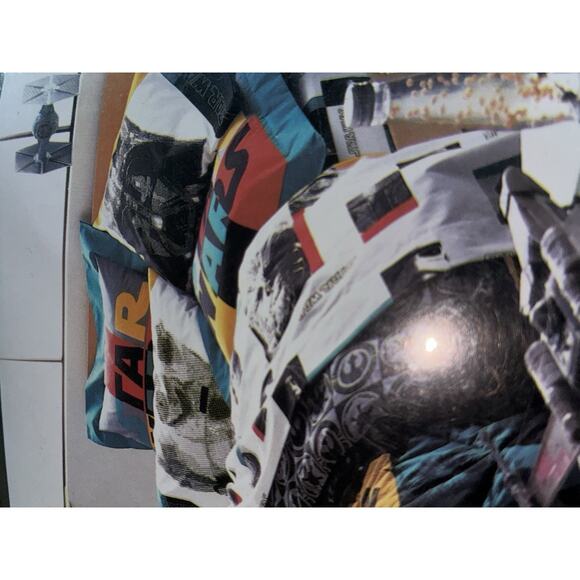 Star Wars Trilogy Home Character Study Fan Club Twin Bedsheet Set New 1997 - Picture 5 of 8